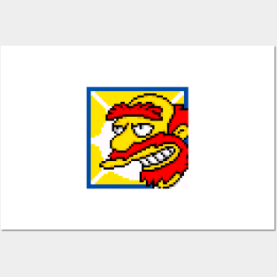 Groundskeeper Willie Sprite Posters and Art